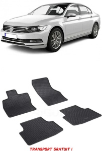 Volkswagen Passat B8, Sedan, fabricat din 12.2014 - Prezent, set covorase auto dedicate, din cauciuc 100% Premium - Transport Gratuit accesorii pentru autoturismul tau - masina v37340