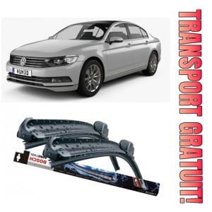Volkswagen Passat B8 Set 2 stergatoare parbriz Bosch Aerotwin 600/475mm compatibile cu Volkswagen PASSAT B8 (3G2, CB2) (2014) (65 cm / 45 cm)