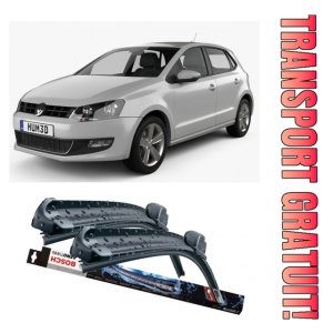 Volkswagen Polo V Set 2 stergatoare parbriz Bosch Aerotwin 600/475mm compatibile cu Volkswagen POLO V (6R1, 6C1) (2009-2017) (60 cm / 40 cm)
