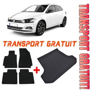 Volkswagen PoloVIdin 10.2017 - Prezent Hatchback Portbagaj Superior *2, Set Covorase + tavita portbagaj auto