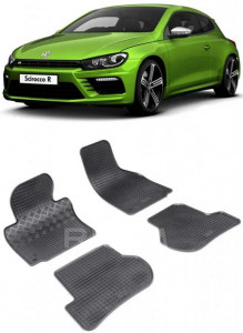 Volkswagen Scirocco III, Coupe, fabricat din 06.2008 - 2017, set covorase auto dedicate, din cauciuc 100% Premium accesorii pentru autoturismul tau - masina v154594