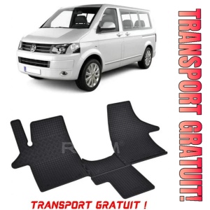 Volkswagen T6 fabricat din 2003 - 05.2015, Van, set covorase auto dedicate, din cauciuc 100% Premium - Transport Gratuit