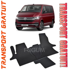 Volkswagen T6 MultIVan fabricat din 2019 - Prezent, Van, set covorase auto dedicate, din cauciuc 100% Premium