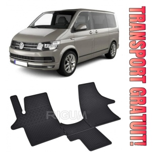 Volkswagen T6 Transporter fabricat din 2019 - Prezent, Van, set covorase auto dedicate, din cauciuc 100% Premium - Img 1