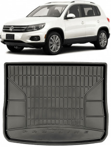 Volkswagen Tiguan I Suv din 07.2007 - 04.2016, Tavita Pentru Portbagaj Lux Premium Dedicata, Portbagaj Superior *4 accesorii pentru autoturismul tau - masina v195143