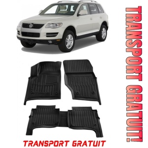 Volkswagen Touareg I (7L) (2002-2010) Set covorase auto cauciuc G.Modern Line 3D transport gratuit