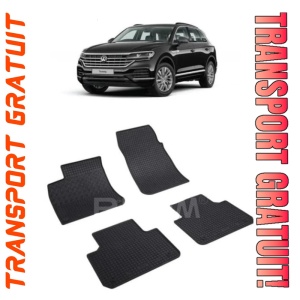 Volkswagen Touareg III, Suv, fabricat din 07.2018 - Prezent, set covorase auto dedicate, din cauciuc 100% Premium