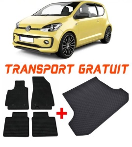 Volkswagen Up! din 09.2011 - Prezent Hatchback Portbagaj Inferior *1, Set Covorase + tavita portbagaj auto accesorii pentru autoturismul tau - masina v392