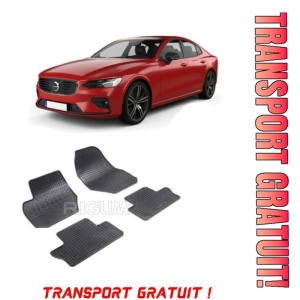 Volvo S60 III fabricat din 10.2018 - Prezent, Sedan, set covorase auto dedicate, din cauciuc 100% Premium - Transport Gratuit