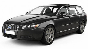 Volvo V70 III, Combi, fabricat din 09.2007 - 2016, set covorase auto dedicate, din cauciuc 100% Premium accesorii pentru autoturismul tau - masina v154284