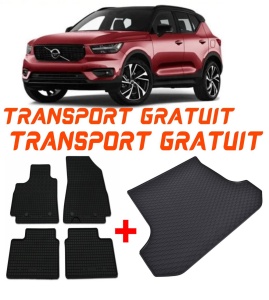 Volvo Xc40 din 03.2018 - Prezent Suv *2 , Set Covorase + tavita portbagaj auto accesorii pentru autoturismul tau - masina v1616
