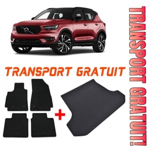 Volvo Xc40 Mhev din 02.2020 - Prezent Suv *1 , Set Covorase + tavita portbagaj auto