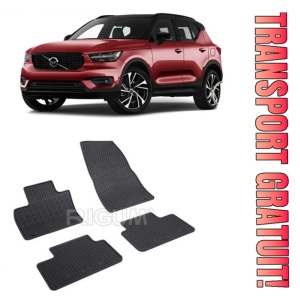 Volvo XC40, Suv, fabricat din 03.2018 - Prezent, set covorase auto dedicate, din cauciuc 100% Premium