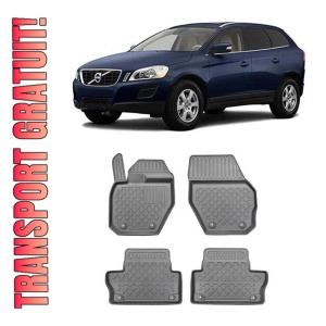 Volvo Xc60 I, Suv, Din 10.2008 - 06.2017 , Set Covorase Auto Tip Tavita Premium 3D, din cauciuc