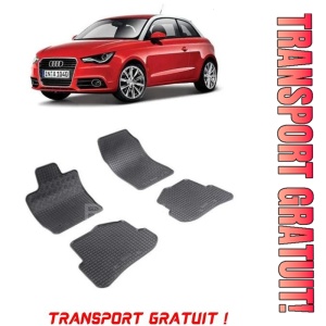 Audi A1 8X, Hatchback, fabricat din 09.2010 - 05.2018, set covorase auto dedicate, din cauciuc 100% Premium - Transport Gratuit
