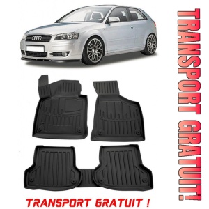 Audi A3 (8P) (2003-2012) Set covorase auto cauciuc G.Modern Line 3D Transport Gratuit