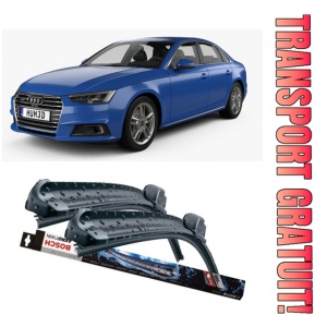 Audi A4 Set 2 stergatoare parbriz Bosch Bosch Aerotwin compatibile cu Audi A4 2015-2019 (60 cm / 50 cm)