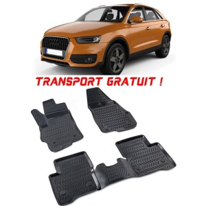 Audi A7 I (Type 4G8) 2010-2017 Set 4 covorase auto din cauciuc tip tavita premium line 3D - Transport Gratuit! accesorii pentru autoturismul tau - masina v49560