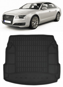 Audi A8 D4 Sedan din 01.2010 - 09.2013, Tavita Pentru Portbagaj Lux Premium Dedicata, Roata Rezerva Normala *2 accesorii pentru autoturismul tau - masina v191544