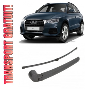 Audi Q3 Brat stergator pentru luneta spate cu lamela 415 mm, compatibil cu Audi Q3 SUV fabricat intre 2011-2018, calitate extra