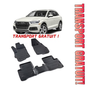 Audi Q3 I (8U) 2011-2018 Set 4 covorase auto din cauciuc tip tavita premium line 3D - Transport Gratuit!