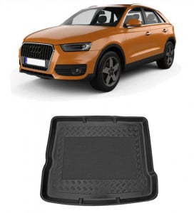 Audi Q3 I Suv din 08.2011 - 06.2018, Tavita Pentru Portbagaj Lux Premium Dedicata, Portbagaj Superior Roata Rezerva Ingusta *3 accesorii pentru autoturismul tau - masina v195984
