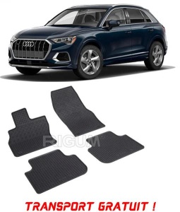 Audi Q3 I, Suv, fabricat din 08.2011 - 06.2018, set covorase auto dedicate, din cauciuc 100% Premium - Transport Gratuit accesorii pentru autoturismul tau - masina v40966