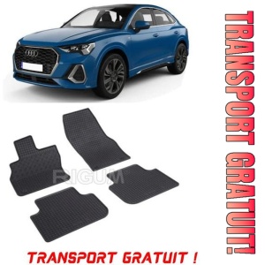 Audi Q3 II Sportback, Suv, fabricat din 09.2019 - Prezent, set covorase auto dedicate, din cauciuc 100% Premium - Transport Gratuit - Img 1