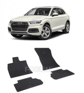Audi Q5 Fy, Suv, fabricat din 01.2017 - Prezent, set covorase auto dedicate, din cauciuc 100% Premium accesorii pentru autoturismul tau - masina v159249