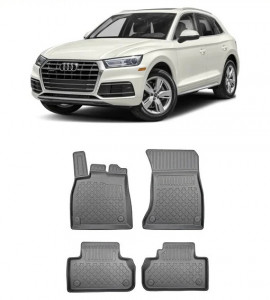 Audi Q5 Fyt Sportback, Suv, Din 03.2021 - Prezent , Set Covorase Auto Tip Tavita Premium 3D, din cauciuc accesorii pentru autoturismul tau - masina v173575