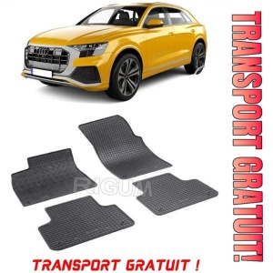 Audi Q8 4M, Suv, fabricat din 07.2018 - Prezent, set covorase auto dedicate, din cauciuc 100% Premium - Transport Gratuit