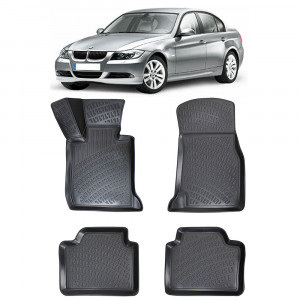 Bmw 3 Class Iv E46 1997-2006 Set Covorase Auto Cauciuc Premium Umbrella accesorii pentru autoturismul tau - masina v149669