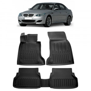 Bmw 5 (E60) 2Wd (2003-2010) Set covorase auto cauciuc G.Modern Line 3D accesorii pentru autoturismul tau - masina v239598