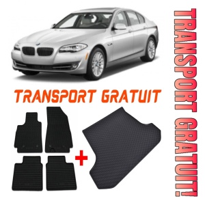 BMW F10 Set Covorase + tavita portbagaj auto BMW Seria 5 F10 fabricatie 03.2010 - 2013, caroserie sedan