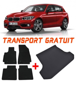 BMW F20 Set Covorase + tavita portbagaj auto BMW Seria 1 F20 fabricatie 10.2011 - 06.2019, caroserie hatchback accesorii pentru autoturismul tau - masina v2204