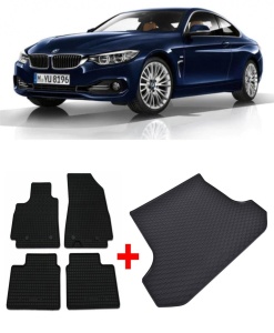 BMW G22 Set Covorase + tavita portbagaj auto BMW Seria 4 G22 fabricatie 2022 - prezent, caroserie gran coup�� - Img 2