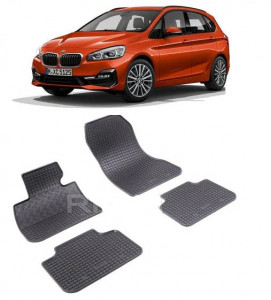 Bmw Seria 2 F45, Van, fabricat din 09.2014 - Prezent, set covorase auto dedicate, din cauciuc 100% Premium accesorii pentru autoturismul tau - masina v160797