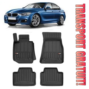 Bmw Seria 3 G20 Din 2018 - Prezent , Set Covorase Auto Tip Tavita Premium 3D, din cauciuc