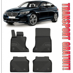 Bmw Seria 5 F07 Din 10.2009 - 2017, Gran Turismo , Set Covorase Auto Tip Tavita Premium 3D, din cauciuc