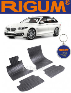 Bmw Seria 5 F11 Facelift, Combi, fabricat din 2013 - 04.2017, set covorase auto dedicate, din cauciuc 100% Premium accesorii pentru autoturismul tau - masina v156159