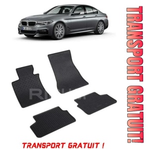 Bmw Seria 5 G30, Sedan, fabricat din 02.2017 - Prezent, set covorase auto dedicate, din cauciuc 100% Premium - Transport Gratuit