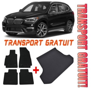 BMW X1 Set Covorase + tavita portbagaj auto BMW X1 E84 fabricatie 10.2009 - 09.2015, caroserie suv