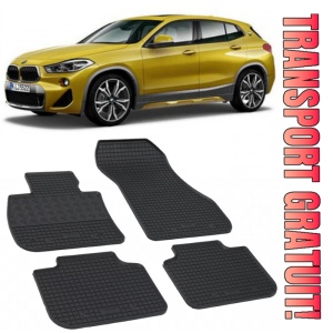 Bmw X2 F39, Suv, fabricat din 03.2018 - Prezent, set covorase auto dedicate, din cauciuc 100% Premium
