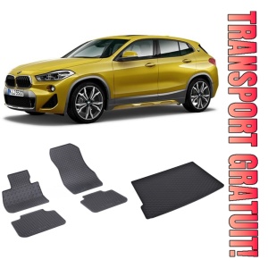 BMW X2 Set Covorase + tavita portbagaj auto BMW X2 F39 fabricatie 03.2018 - prezent, caroserie suv, portbagaj inferior