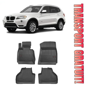 Bmw X3 F25, Suv, Din 11.2010 - 10.2017 , Set Covorase Auto Tip Tavita Premium 3D, din cauciuc