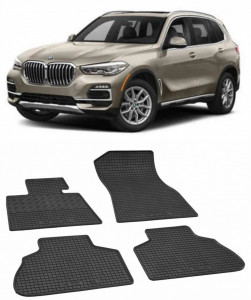 Bmw X5 G05, Suv, fabricat din 11.2018 - Prezent, set covorase auto dedicate, din cauciuc 100% Premium accesorii pentru autoturismul tau - masina v156966