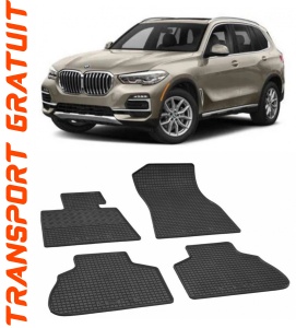 Bmw X5 G05, Suv, fabricat din 11.2018 - Prezent, set covorase auto dedicate, din cauciuc 100% Premium accesorii pentru autoturismul tau - masina v156965