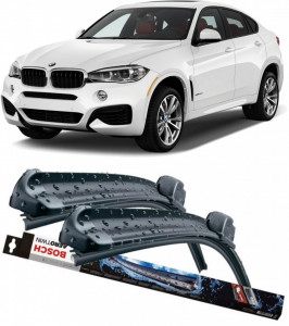 Bmw X6 Set 2 stergatoare parbriz Bosch Bosch Aerotwin compatibile cu Bmw X6 2014-2019 (60 cm / 47.5 cm) accesorii pentru autoturismul tau - masina v133909