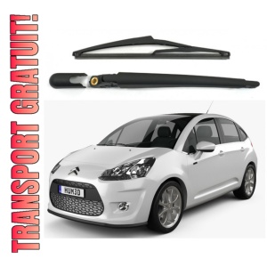 Brat stergator pentru luneta spate cu lamela 305 mm Citroen C3 (Mk2) 01.10-