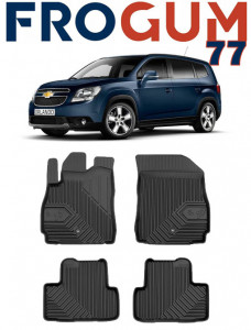 Chevrolet Orlando Din 2011 - 2014, Van , Set Covorase Auto Tip Tavita Premium 3D, din cauciuc accesorii pentru autoturismul tau - masina v167787
